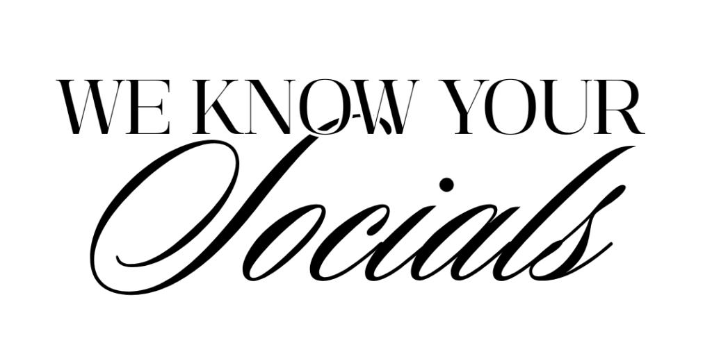 We know your Socials